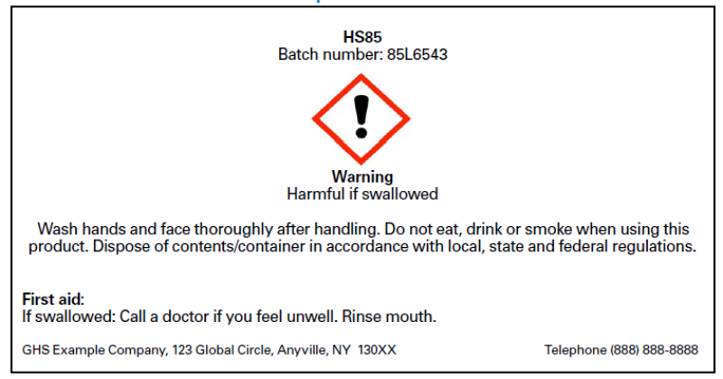 美國;GHS,OSHA,HCS